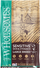 Sensitive Skin & Stomach Large Breed with Salmon and Ancient Grains Dry Food for Dogs and Puppies 30 lb