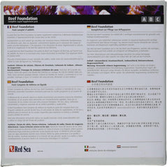 Red Sea Reef Foundation Supplement Pack (Ca, Alk, Mg) 250ml - Complete 3-Part Kit for Balanced Coral Growth in Marine & Reef Aquariums