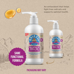 Grizzly Pet Products Krill Oil Liquid Antioxidant Product for Dogs and Cats, 8 Ounce