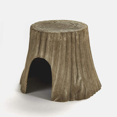 Kaytee Natural Tree Trunk Habitat Hideout for Pet Dwarf Rabbits, Guinea Pigs, Hamsters, and Chinchillas, Large