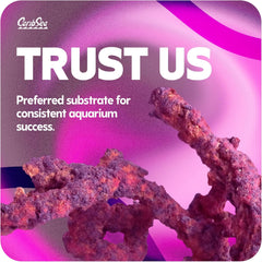 CaribSea LifeRock Shapes - 20 lbs - Natural Aragonite Rock for Aquascaping, Supports Coral Growth & Tank Stability for Marine & Reef Tanks