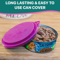 SPOT Pet Food Can Covers - Reusable Cat Food Wet Lid, Dog Food Can Covers Lids 3pk