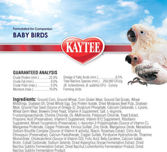 Kaytee Exact Hand Feeding Pet Bird Baby Food For Parrots, Parakeets, Lovebirds, Cockatiels, Conures, Cockatoos, and Macaws, 5 Pound