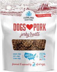 Farmland Traditions New Filler Free Dogs Love Pork Premium Jerky Treats for Dogs