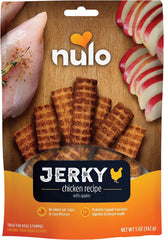 Nulo Premium Jerky Strips Dog Treats, Grain-Free High Protein Jerky Strips made with BC30 Probiotic to Support Digestive & Immune Health