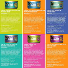 Tiki Cat Luau Pâté Variety Pack, Succulent Combinations of Real Protein, Grain-Free Balanced Nutrition Wet Canned Cat Food, for All Life Stages