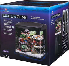 Coralife LED BioCube Aquarium Fish Tank Kit for Saltwater, Marine, Reef or Live Plants
