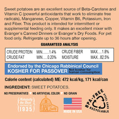 Evanger's Grain-Free Sweet Potato for Dogs & Cats 6 oz, 24 pk