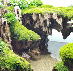 Lifegard Dragon Ohko Aquarium Rock , Brown