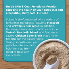 Nulo Functional Powder Supplement, Made with Omega-3 & 6 Fatty Acids, 60 Servings