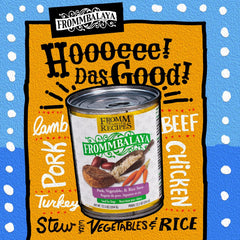 Fromm Frommbalaya Pork, Vegetable, & Rice Stew Dog Food - Premium Wet Dog Food - Pork Recipe - Case of 12 Cans