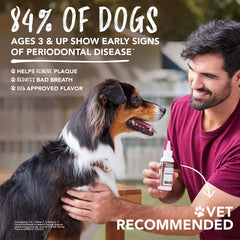 TropiClean Enticers Dog Teeth Cleaning Treat Gel | Smoked Bacon Flavored Dog Toothpaste Alternative| 2 oz