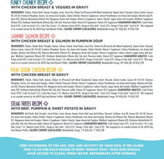 Weruva Meals 'n More Natural Wet Dog Food, Woof Woof Floof! Skin & Coat Health Variety Pack(Pack of 10)