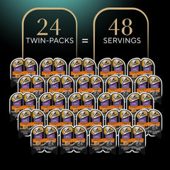 Sheba Perfect Portions Wet Cat Food Pate Savory Chicken Entree, 2.6 oz. Twin-Pack Trays (24 Count, 48 Servings)