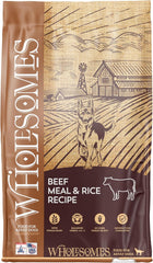 Wholesomes Beef Meal & Rice Dry Dog Food 40 lb