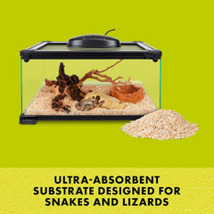 Zilla Reptile Terrarium Bedding Substrate Snake and Lizard Litter, 24 Quart