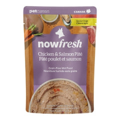 NOW FRESH DOG GRAIN FREE SENIOR CHICKEN & SALMON PATE 2.8OZ, 24 PACK