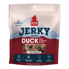 PLATO DOG GRAIN FREE JERKY BITES 6 OZ