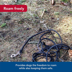 Titan - Coastal Pet Titan Dog Tie Out Stakes for Hard Soil - Spiral Stake for Dog Cable - Heavy-Duty Ground Anchor - Rust-Resistant Finish - Robust Metal Design - 17"