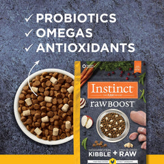 Instinct Raw Boost, Natural Dry Dog Food with Freeze Dried Pieces, High Protein, Grain Free Recipe - Real Chicken