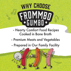 Fromm Frommbo Gumbo Hearty Stew with Pork Sausage Dog Food - Premium Wet Dog Food - Pork Recipe - Case of (12) 12.5 oz Cans