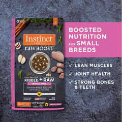 Instinct Raw Boost Small Breed, Natural Dry Dog Food with Freeze Dried Pieces, Grain Free Recipe - Real Chicken