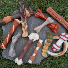 Nylabone Gator Tail Alternative Power Chew Toy for Dogs, Dog Toys for Aggressive Chewers, Chicken Flavor, Large - Up to 50 lbs, 1 Count