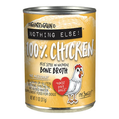 AGAINST THE GRAIN DOG NOTHING ELSE CHICKEN 11OZ EA