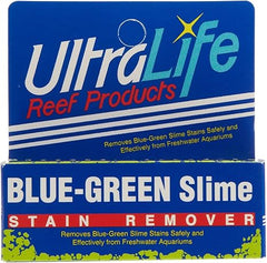 UltraLife Blue Green Slime (3 Packs) Stain Remover for Safe Slime Cleaning in Freshwater Aquariums - Each Treats 150 Gallons (3 Items)