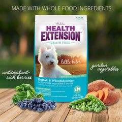Health Extension Grain Free Little Bite Buffalo & Whitefish Dog 3.5 lb
