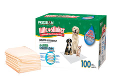 PRECISION PET PRODUCTS Little Stinker Housebreaking Pads 6-Layer Liquid Lock Varying Multi-packs Available,White