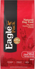 Eagle Pack Natural Dry Large Breed Dog Food, Chicken & Pork