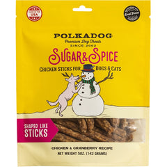 POLKA DOG BAKERY DOG SUGAR SPICE 5OZ POUCH