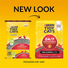 Purina Tidy Cats Non Clumping Cat Litter, 24/7 Performance Multi Cat Litter - 1 ea / 10 lb. Bags