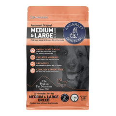 ANNAMAET DOG ORIGINAL MEDIUM BREED LARGE BREED 25% CHICKEN 5LBS