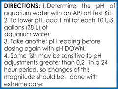 API pH DOWN Freshwater Aquarium Water pH Reducing Solution