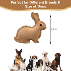 SPOT Dura-Fused Leather - Durable Dog Toy with Squeaker, Real Leather & Jute Fabric, Interactive Toy for Moderate & Aggressive Chewers, Small and Medium Dogs and Puppies