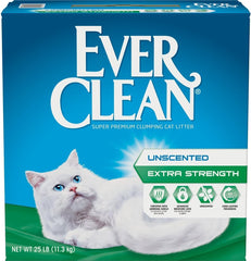 Ever Clean Extra Strength Clumping Clay Pet Litter for Cats, 25 lb Box