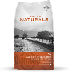 Diamond Naturals All Life Stages Chicken and Rice Formula Dry Dog Food Protein from Real Chicken, and Probiotics