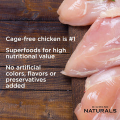 Diamond Naturals All Life Stages Chicken and Rice Formula Dry Dog Food Protein from Real Chicken, and Probiotics