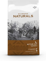 Diamond Naturals Active Cat Adult Dry Cat Food Chicken Protein Formula from Cage-Free Chicken with Superfoods, Probiotics, Antioxidants and Essential Nutrients