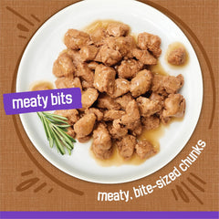 Purina Friskies Wet Cat Food, Meaty Bits Gourmet Grill in Gravy - (Pack of 24) 5.5 oz. Cans