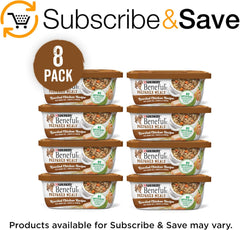 Purina Beneful Gravy Wet Dog Food, Prepared Meals Roasted Chicken Recipe - (8) 10 oz. Tubs