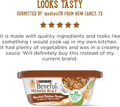 Purina Beneful Gravy Wet Dog Food, Prepared Meals Roasted Chicken Recipe - (8) 10 oz. Tubs