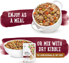 Purina Beneful Gravy Wet Dog Food, Prepared Meals Beef Stew - (8) 10 oz. Tubs