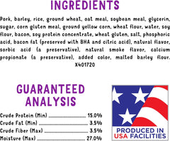 Purina Beggin' With Real Meat Dog Treats, Fun Size Original With Bacon Flavor 6 oz. Pouches