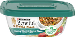Purina Beneful Prepared Meals Lamb & Rice Stew - (8) 10 oz. Tubs