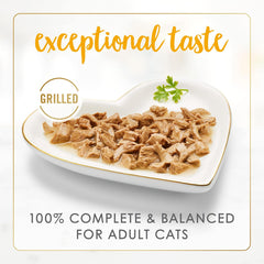 Purina Fancy Feast Grilled Wet Cat Food Chicken and Beef in Wet Cat Food Gravy - (Pack of 24) 3 oz. Cans