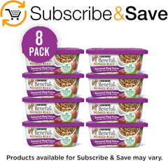 Purina Beneful Gravy Wet Dog Food, Prepared Meals Simmered Beef Entree - (8) 10 oz. Tubs