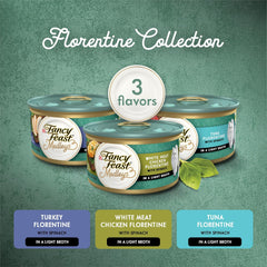 Purina Fancy Feast Wet Cat Food Medleys Florentine Wet Cat Food Variety Pack - (2 Packs of 12) 3 oz. Cans